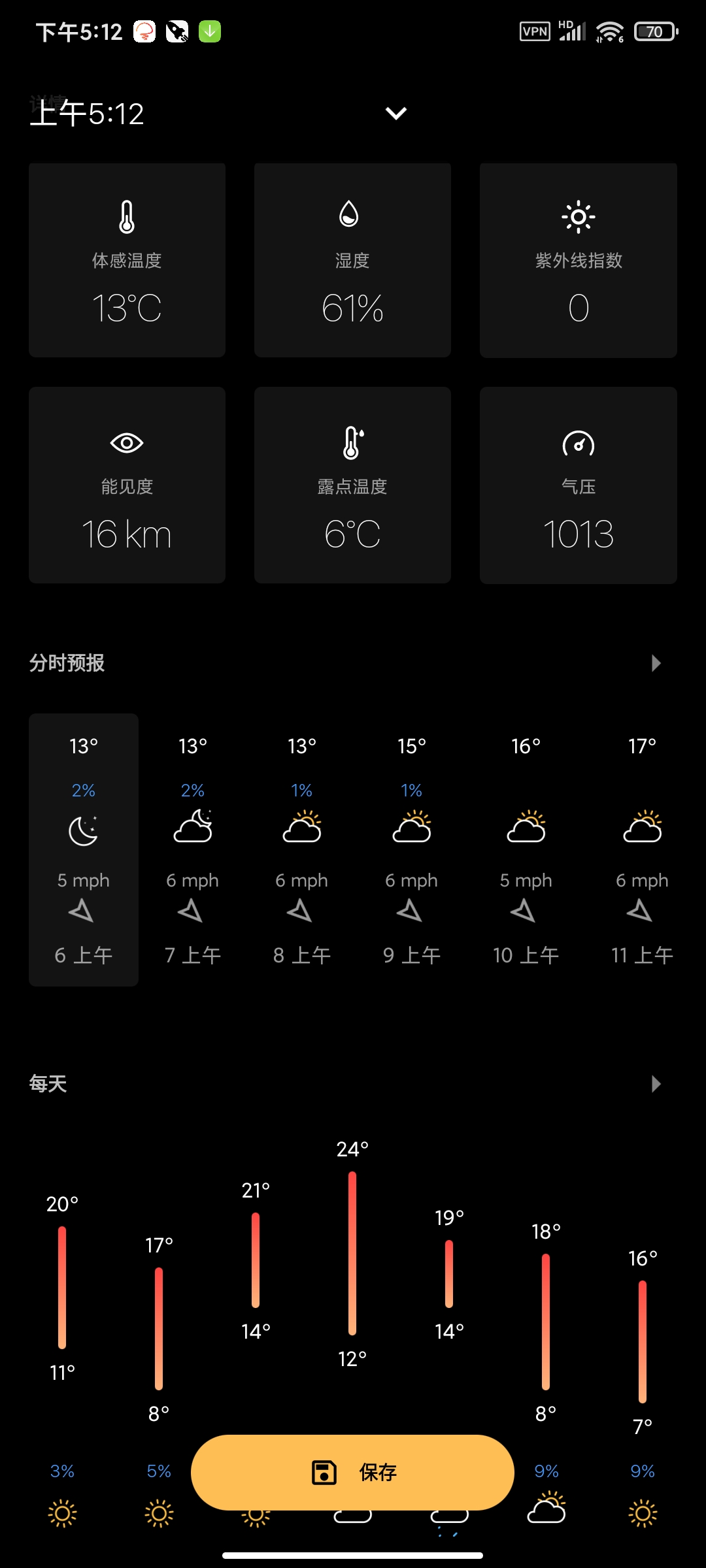 【分享】Today Weather2.2.5.8全球天气精准掌握