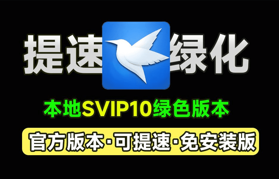 【分享】迅雷2024不限速下载版！SVIP10本地会员版！