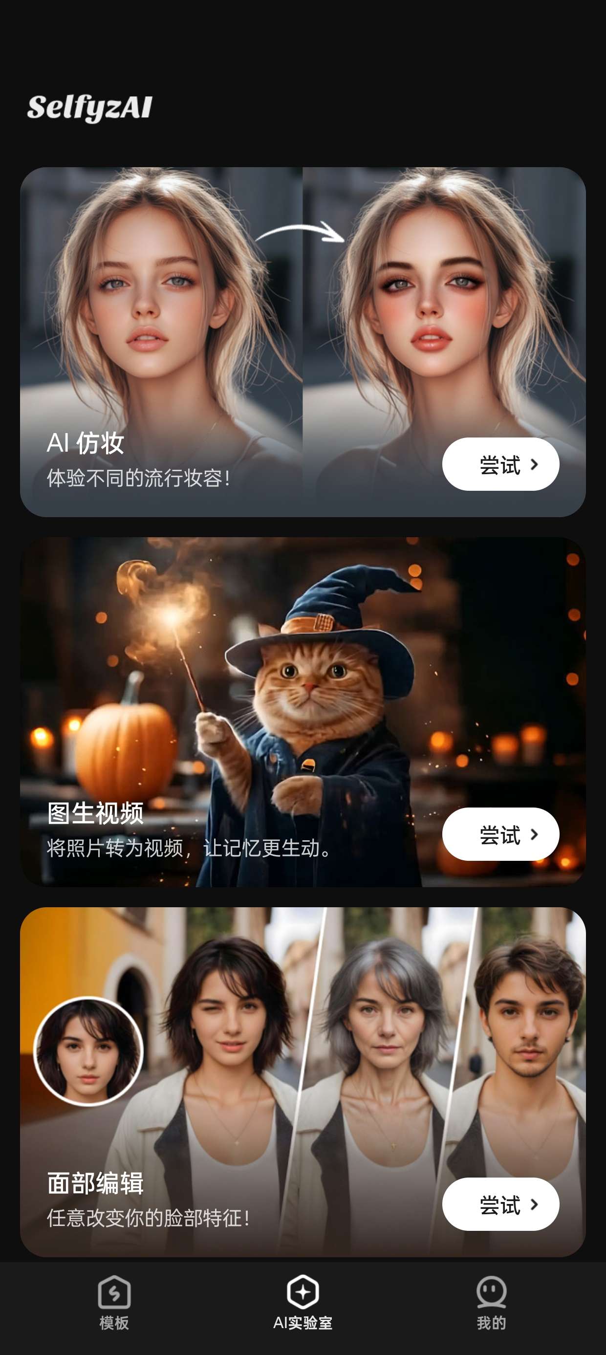 【分享】SelfyzAI Ai扩图，图生视频ai视频高级版