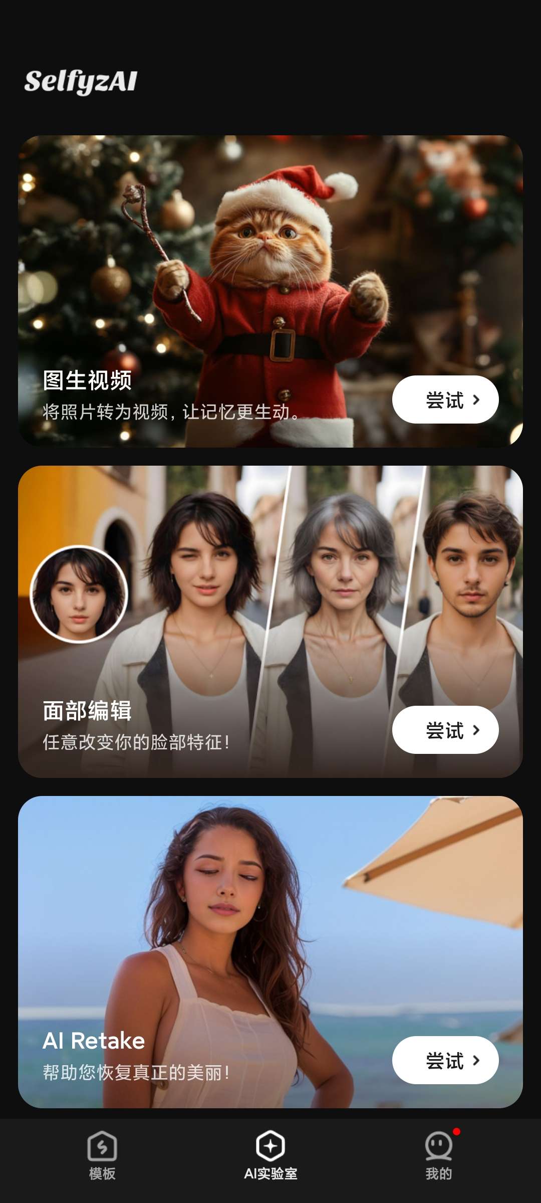 【分享】SelfyzAI Ai扩图，图生视频ai视频高级版